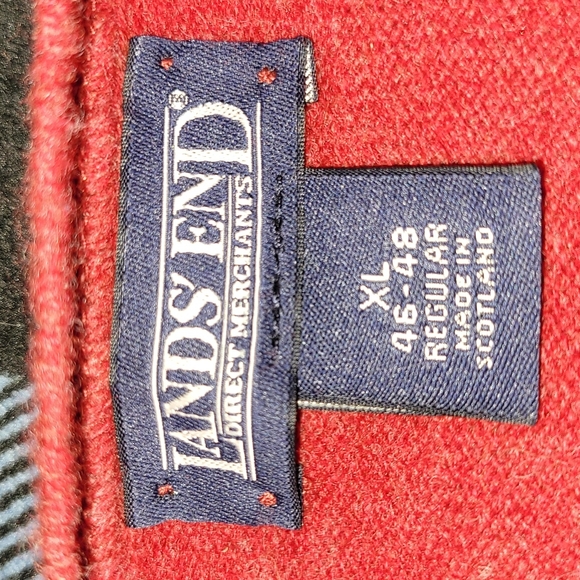 Vintage. Made in Scotland. Lands' End. 100 % Lambswool. XL 46-48 regular - Picture 9 of 16